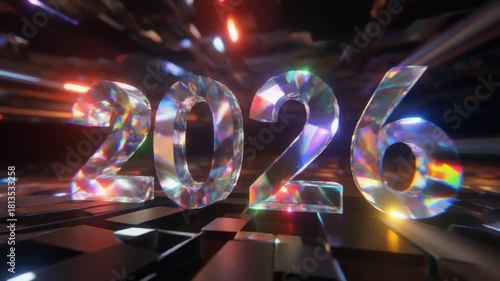 Vintage VHS-style ‘2026’