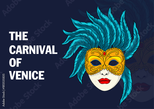 Carnival Of Venice Vector Image 