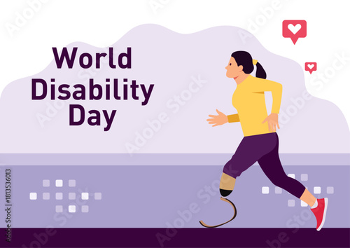 World Handicapped Day Vector Image 