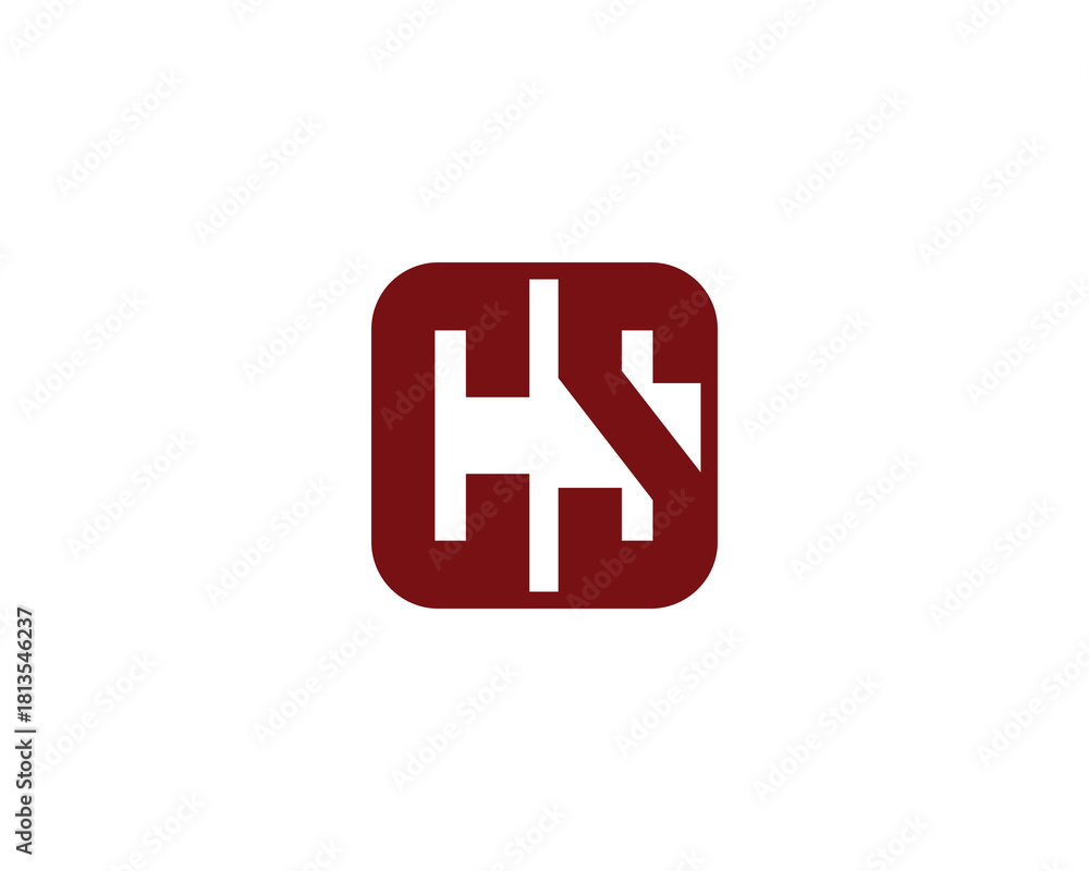 Obraz premium CS logo design. CS