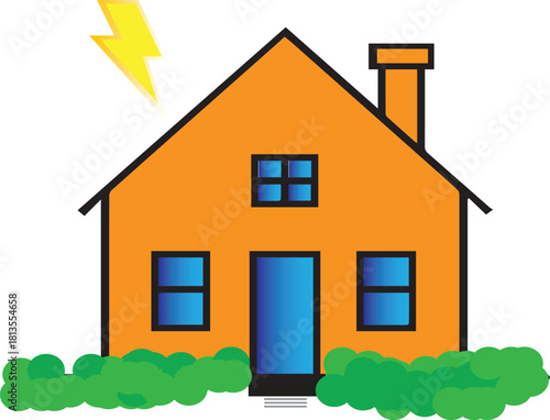 vector illustration of house