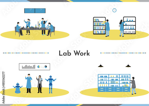 研究をする科学者