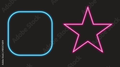 neon star icon
