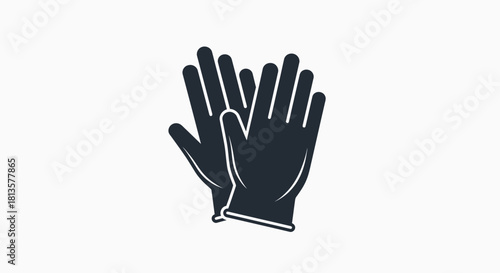 hand in black glove