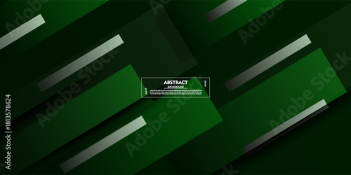 Modern Green Abstract Background Design. Simple rectangular design for presentations, suitable for corporate businesses and institutions. eps10