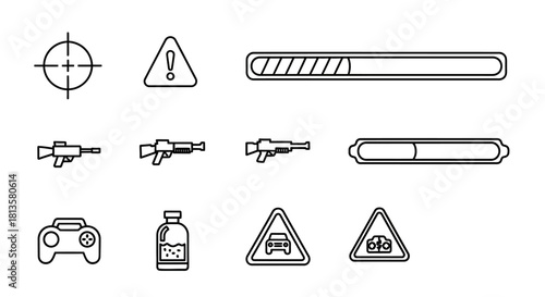 warning sign on a white background