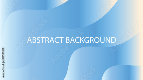 Pastel Sky Blue Abstract Wavy Background