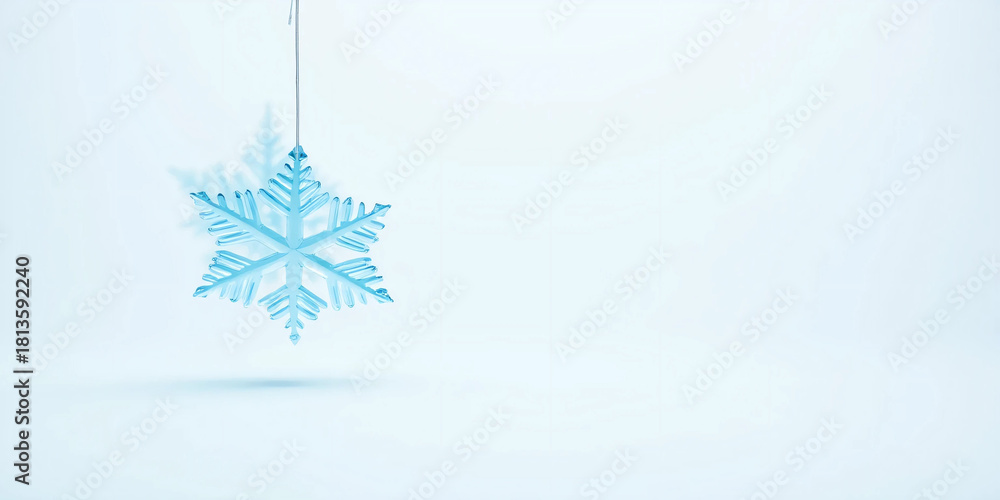 Fototapeta premium Snowflake ornament