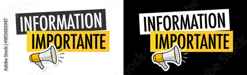 Information importante