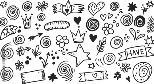 Four watercolor floral ribbons in pastel colors with delicate flower patterns