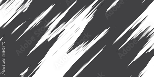 Black and white abstract texture of urban asphalt road lines and traffic direction arrows