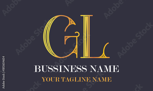 GL G gl initial logo | initial based abstract modern minimal creative logo, vector template image. luxury logotype logo, real estate homie logo. typography logo. initials logo