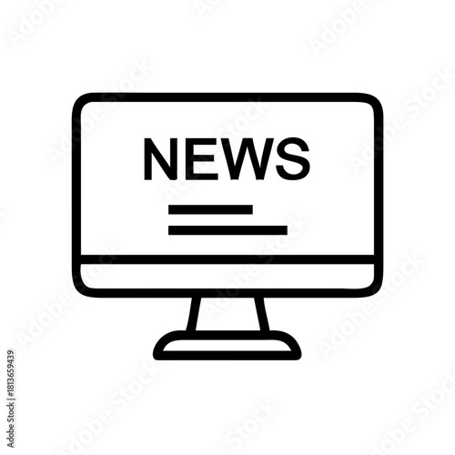 Online News Monitor Icon