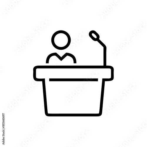 Public Speaker Icon