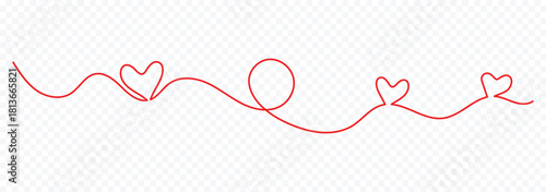 Heart line scribble style decoration element vector illustration. Hand drawn linear love heart design. Decorative hand-drawn doodle heart, romantic line art love sketch design, cute valentine eps10