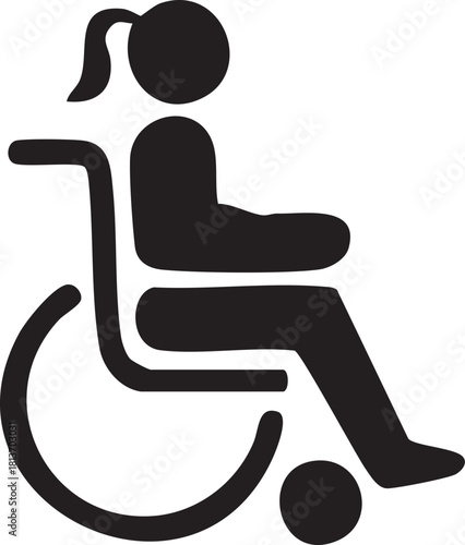 Accessibility and Disability Vector Icons Set