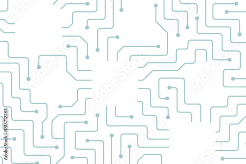 Seamless pattern of RFID and alert icons on circuit board