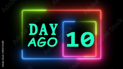 Day ago 10 newton color glow light frame