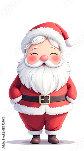 santa claus isolated on white