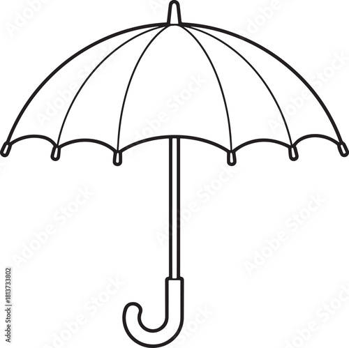 umbrella isolated on white background