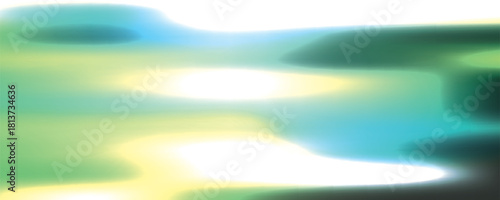 Motion blurred landscape with blue sky background.