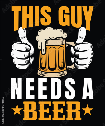 This guy needs a beer