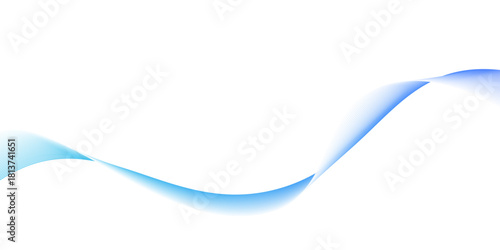 blue wave gradient background minimalist looks simple background, blue wave line. blending line background, Modern technology background. Vector illustration. Abstract blue wave lines pattern on white