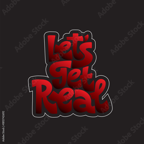 Typography Trendy Graphic Word Design