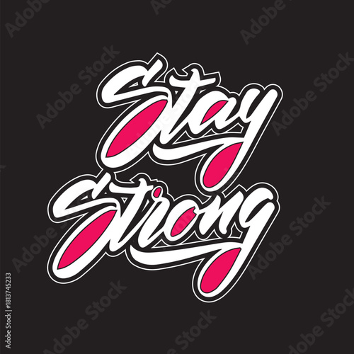 Typography t-shirt design with bold modern quote