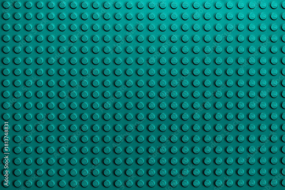 Naklejka premium Classic Turquoise Baseplate background
