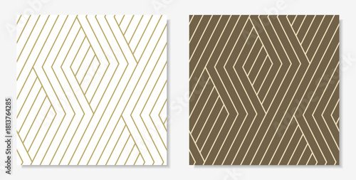 Seamless chevron pattern with interlocking shapes, creating depth, symmetry, and modern geometric rhythm. Vector illustration.