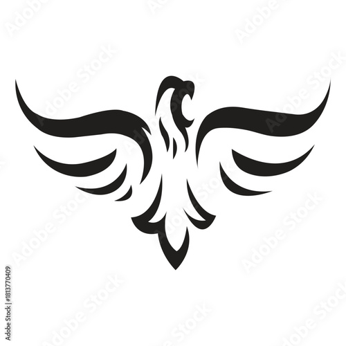 Phoenix bird silhouette