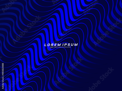 Premium background design with dark blue luxury motif. Vector horizontal template, for digital lux business banners, contemporary formal invitations, luxury vouchers, gift certificates, etc.