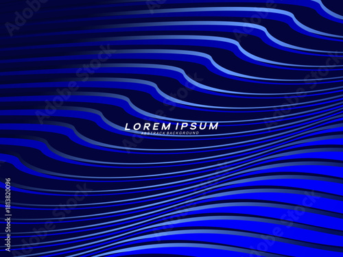 Premium background design with dark blue luxury motif. Vector horizontal template, for digital lux business banners, contemporary formal invitations, luxury vouchers, gift certificates, etc.