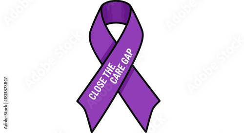 Show your support with this awareness ribbon, promoting access to quality care and symbolizing hope for a brighter future and improved well-being