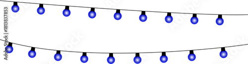 Decorative Red String Lights Garland Decoration Festive Atmosphere