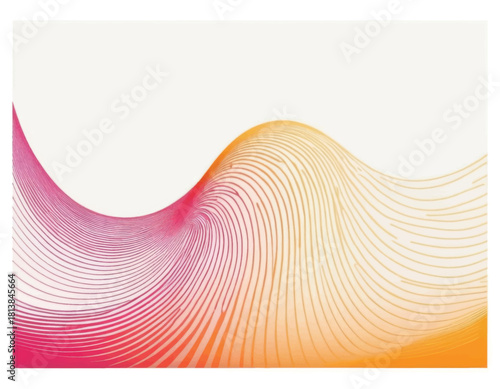 Vibrant Abstract Wave Pattern with Gradient Colors.