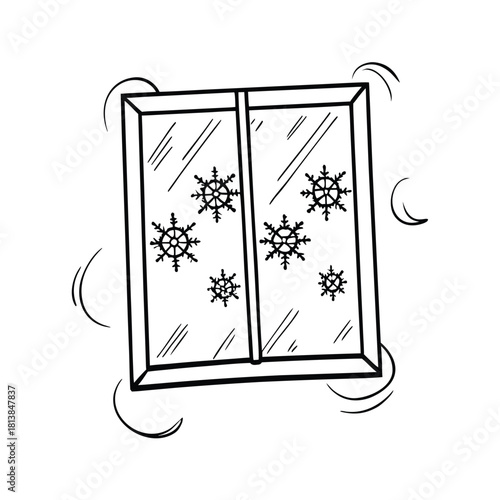 Geometric Frost Creating Delicate Lace Patterns, emphasizing the intricate, ephemeral art of frost.