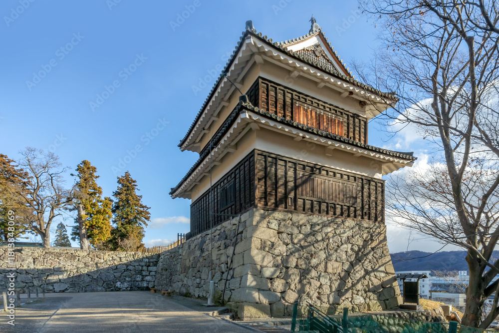 Obraz premium 長野県上田市の上田城跡公園