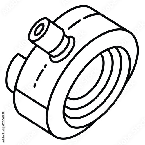 An Isolated Vector of a Vibration Sensor (Movement Detection), for monitoring motion or structural integrity.