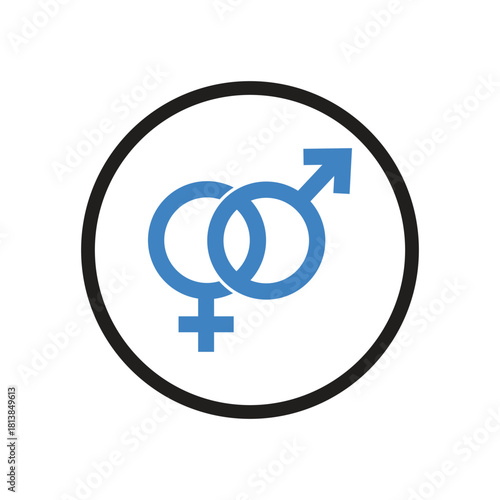 Gender Equality Symbol | Male Female Diversity Icon