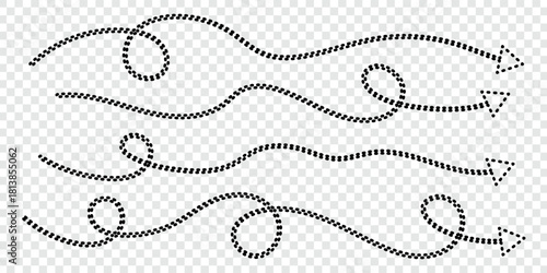 Route icon between two points with dotted path and location pin. Location pointer continuous one line drawing. GPS navigation line route mark. eps 10