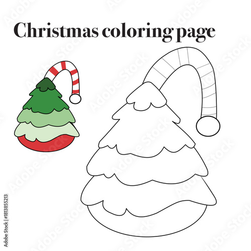 Christmas coloring page