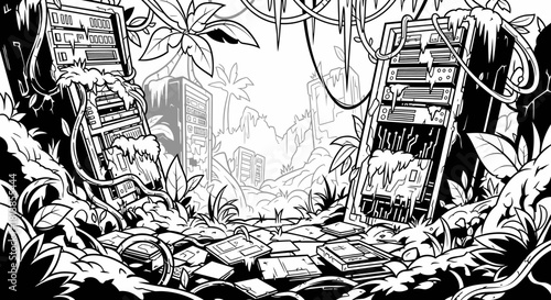 Abandoned Library in the Jungle - A Forgotten Knowledge.