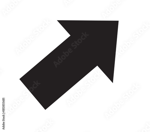 up black arrow icon pointer
