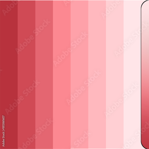 Elegant wine red gradient color palette vector icon design