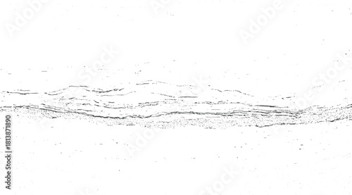 Abstract black and white textured background with rough lines and speckles vector