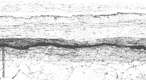 Abstract textured grunge background with dark gray and white cracked patterns vector