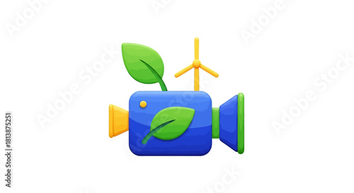 Eco-Friendly Filmmaking - Sustainable Video Production with Green Energy.