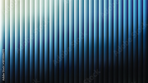 white light blue deep blue gradient abstract background with ribbed glass effect. Futuristic fractal glass background. Perfect for tech branding, poster, product presentation, ad designs